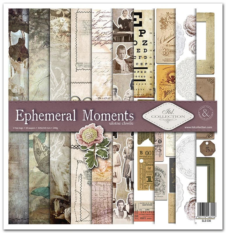 Ephemeral Moments | Scrapbooking Papierset | ITD Collection