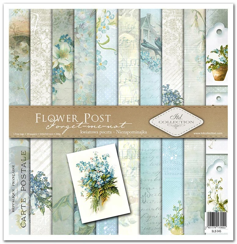 Flower Post | Scrapbooking Papierset | ITD Collection