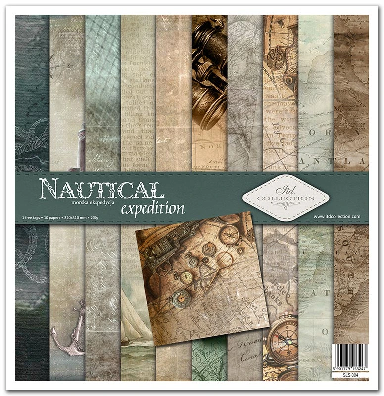 Nautical Expedition | Scrapbooking Papierset | ITD Collection