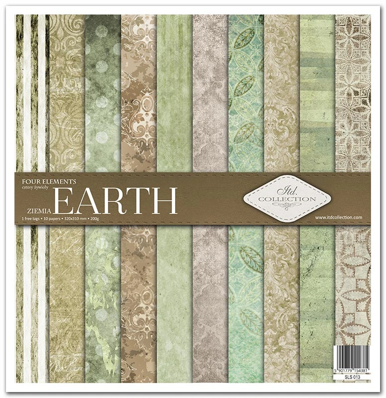 Earth - Four Elements | Scrapbooking Papierset | ITD Collection