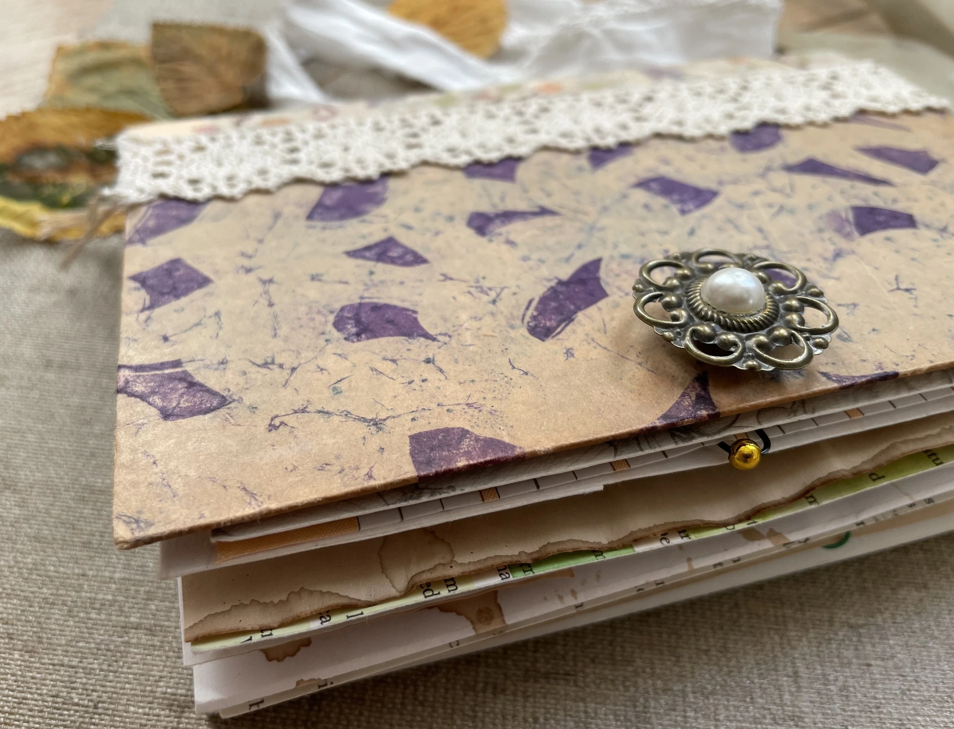Romantisches Junk Journal